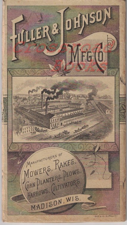 Fuller & Johnson Mfg. Co. Farmers' Pocket Companion