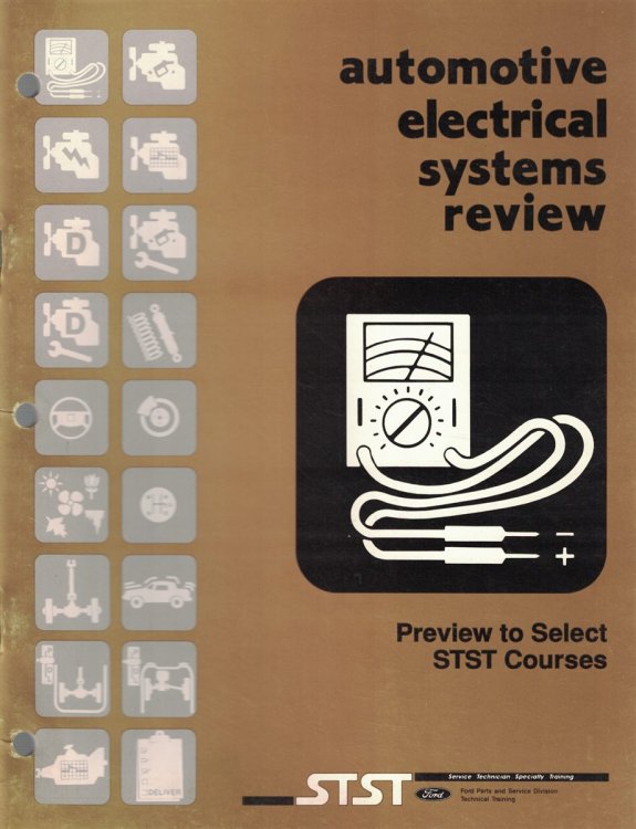 Ford - Automotive Electrical Systems Review: Preview to Select STST Courses (Service Technician Specialty Training - STST)