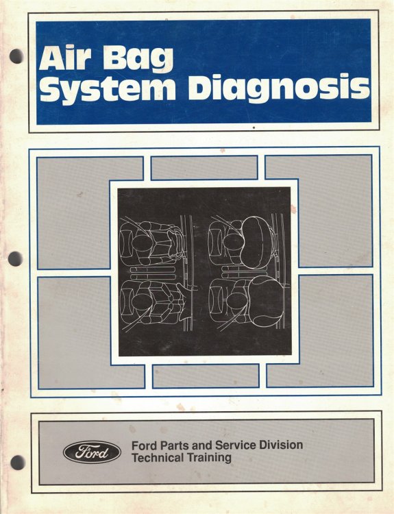 Ford - Air Bag System Diagnosis [1992]