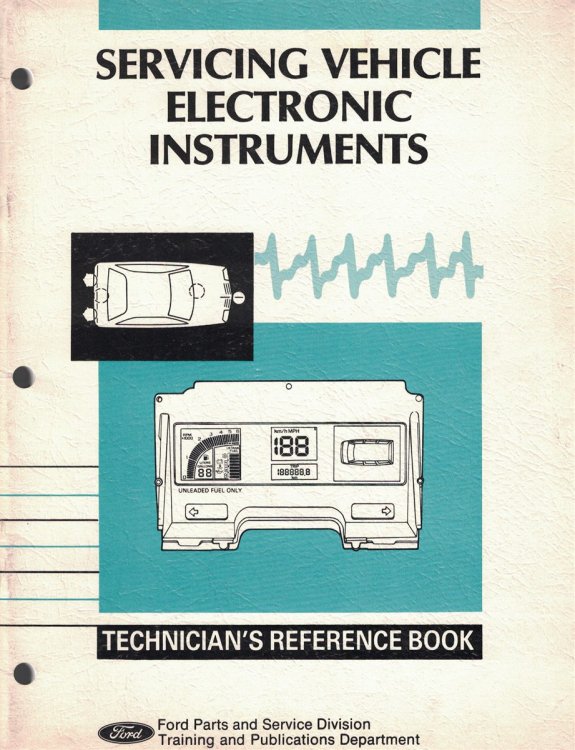 [Ford] Servicing Vehicle Electronic Instruments (Technician's Reference Book)