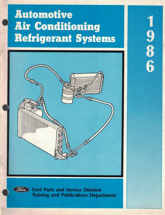 1986 Ford - Automotive Air Conditioning Refrigerant Systems [Technician's Reference Book]