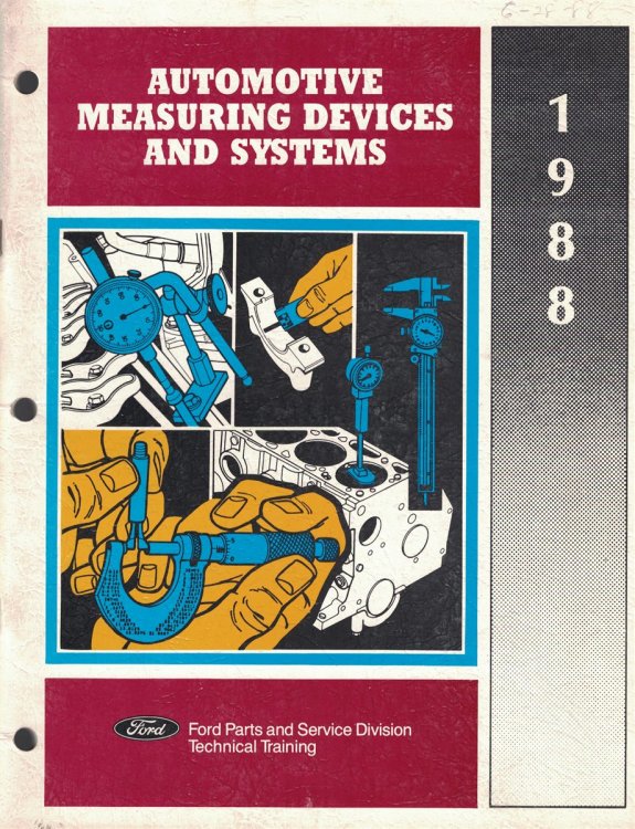 1988 Ford - Automotive Measuring Devices and Systems [Technician's Reference Book]