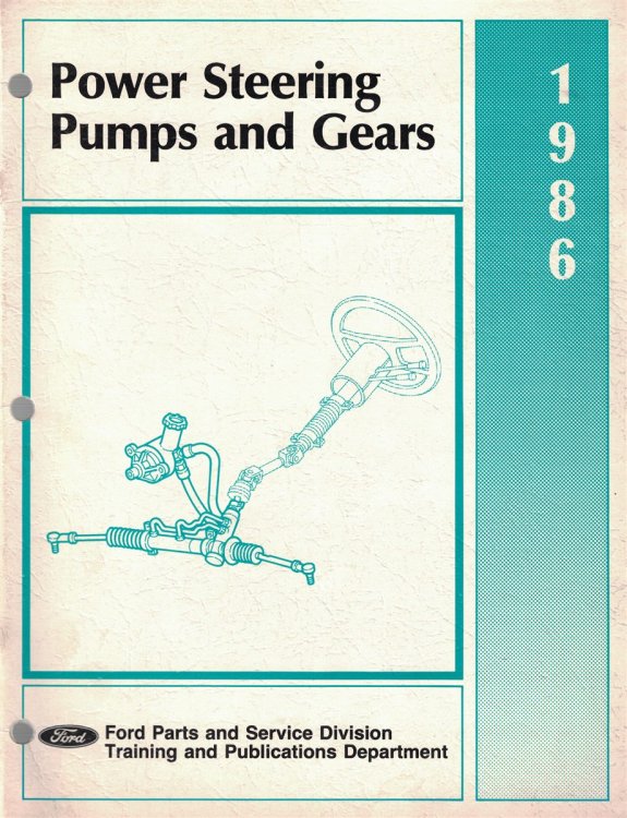 1986 Ford - Power Steering Pumps and Gears [Technician's Reference Book]