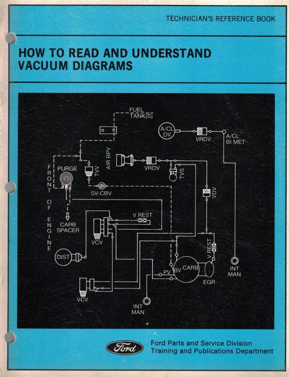 [Ford] How to Read and Understand Vacuum Diagrams (Technician's Reference Book)
