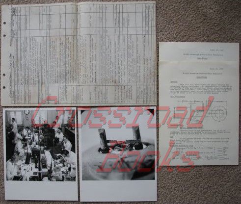 [Lot of] Bell Telephone Laboratories documents related to transistor fabrication [circa 1955-1956]