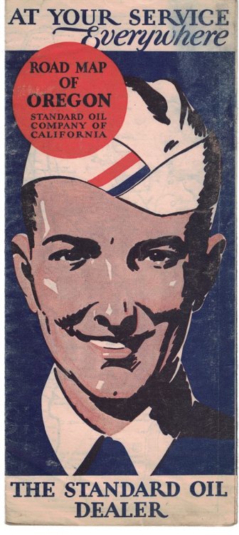 Road Map of Oregon (Standard Oil Company of California)