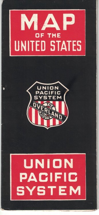 Map of the United States; Union Pacific System, The Overland Route