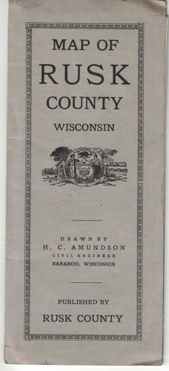 Map of Rusk County Wisconsin [1925]