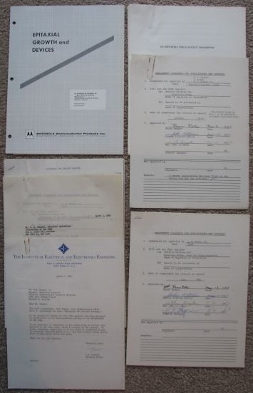 Epitaxial Growth and Devices [includes documents related its publication]