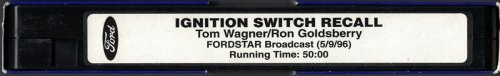 Ford Ignition Switch Recall, Fordstar Broadcast (5/9/96) service/repair tape [VHS]