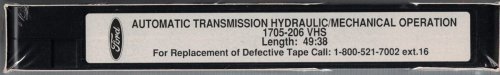 Ford CTP [Comprehensive Training Program]: Automatic Transmission Hydraulic/Mechanical Operation [VHS]