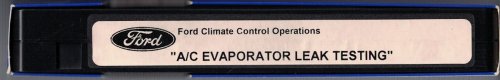 Ford Climate Control Operations: A/C Evaporator Leak Testing [VHS]