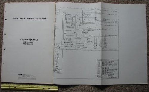 1989 Ford Truck Wiring Diagrams: L Series (Haul) (HE-1800-006) [Loose Leaf]