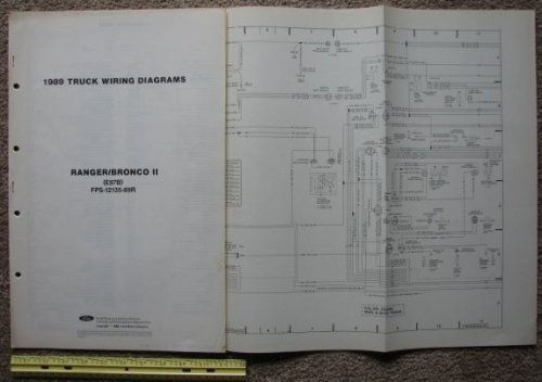 1989 Ford Truck Wiring Diagrams: Ranger/Bronco II (E97B) [Loose Leaf]