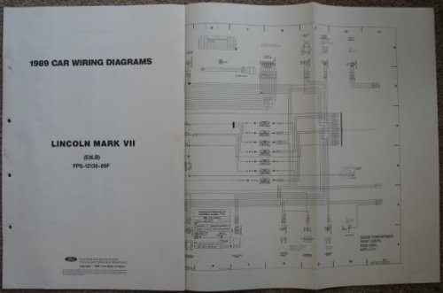 1989 Ford Car Wiring Diagrams: Lincoln Mark VII (E9LB) [Loose Leaf]