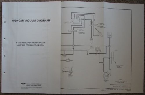 1989 [Ford] Car Vacuum Diagrams [Loose Leaf]