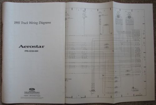 1993 Ford Truck Wiring Diagrams: Aerostar [Loose Leaf]