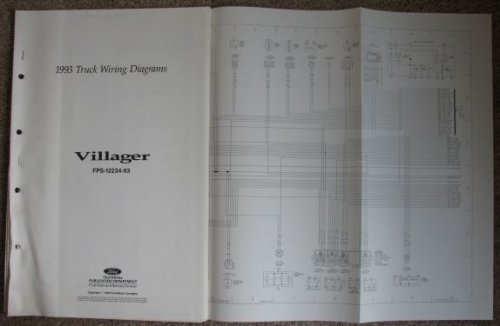 1993 Ford Truck Wiring Diagrams: Mercury Villager [Loose Leaf]