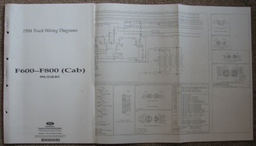 1994 Ford Truck Wiring Diagrams: F600 - F800 (Cab) [Loose Leaf]