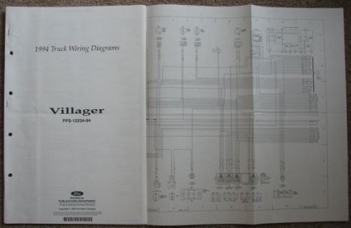 1994 Ford Truck Wiring Diagrams: Mercury Villager [Loose Leaf]