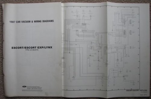 1987 Ford Car Vacuum & Wiring Diagrams: Ford Escort, Escort EXP / Mercury Linx [Loose Leaf]