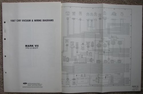 1987 [Ford] Car Vacuum & Wiring Diagrams: Lincoln Mark VII [Loose Leaf]