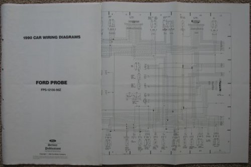 1990 [Ford] Car Wiring Diagrams: Probe [Loose Leaf]