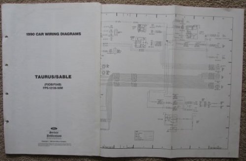 1990 [Ford] Car Wiring Diagrams: Ford Taurus, Mercury Sable (F0DB/F04B) [Loose Leaf]