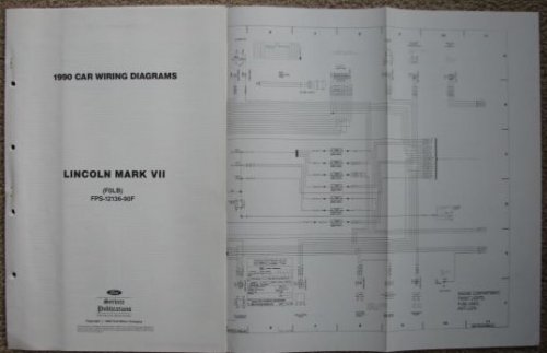 1990 [Ford] Car Wiring Diagrams: Lincoln Mark VII (F0LB) [Loose Leaf]