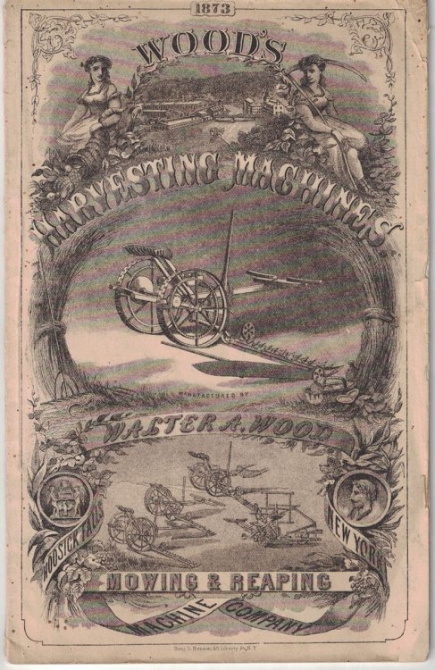 Walter A. Wood Mowing & Reaping Machine Co.: Circular for the Year 1873