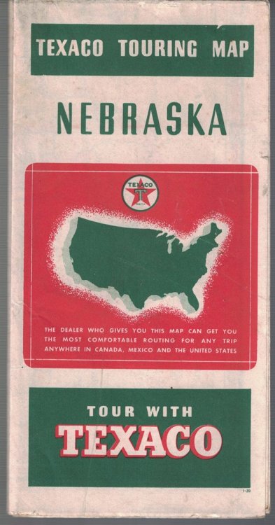 Texaco Touring Map: Nebraska [Road Map]