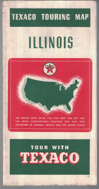 Texaco Touring Map: Illinois [Road Map]