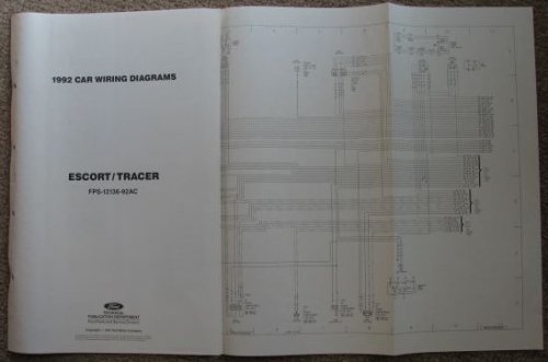 1992 [Ford] Car Wiring Diagrams: Ford Escort / Mercury Tracer [Loose Leaf]