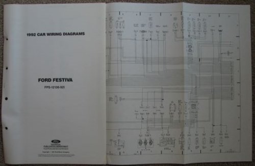 1992 [Ford] Car Wiring Diagrams: Ford Festiva [Loose Leaf]