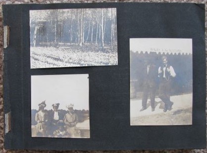 Vintage Photograph Album, with photographs [South-Central Wisconsin, circa 1910's]