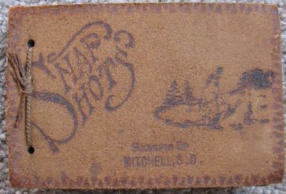 Vintage Photograph Album, with photographs [circa 1920's automobile trip through Badlands & beyond]