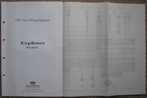 1993 Ford Truck Wiring Diagrams: Explorer [Loose Leaf]