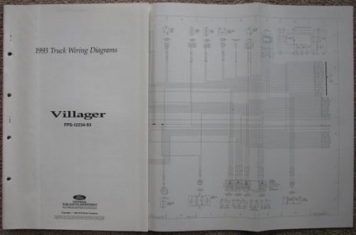 1993 Ford Truck Wiring Diagrams: Mercury Villager [Loose Leaf]