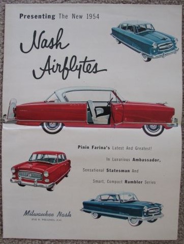Presenting the New 1954 Nash Airflytes [Nash & Rambler Sales Brochure]