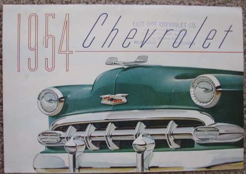 1954 Chevrolet [Chevrolet Sales Brochure / Mailer]
