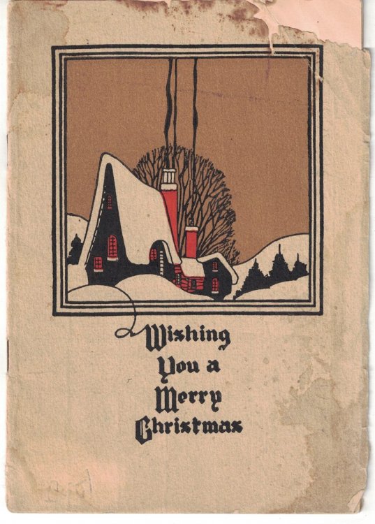 1926 Ford Dealer Mailer / Booklet / Christmas Greeting / Sales Record [Whitewater, Wisconsin]