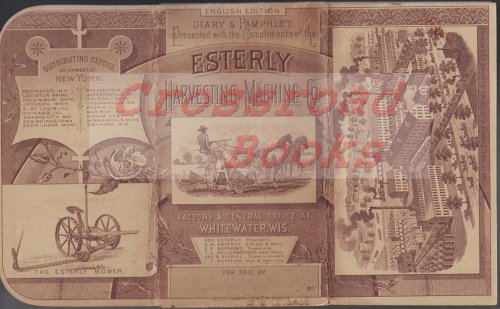 Esterly Harvesting Machine Co., Diary & Pamphlet [Whitewater, Wisconsin]