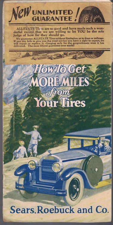 How to Get More Miles from Your Tires [Sears, Roebuck and Co.; 1928]