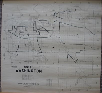 Map of the Town of Washington (Eau Claire County, Wisconsin) [1982]
