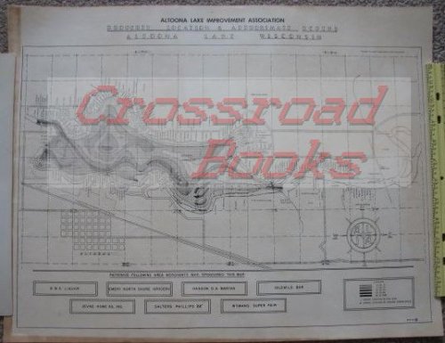 Altoona Lake Improvement Association: Property Locations & Approximate Depths, Altoona Lake Wisconsin [1961 Map]