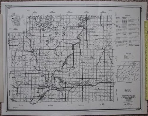 Chippewa County, Wisconsin Department of Transportation Map [1972]