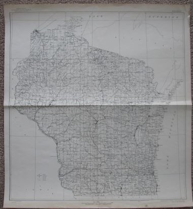 United States Department of the Interior Geological Survey [map of] Wisconsin [1961]