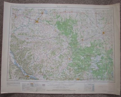 1965 US Geological Survey map: NL 15-12; Eau Claire - Wisconsin; Minnesota [USGS]