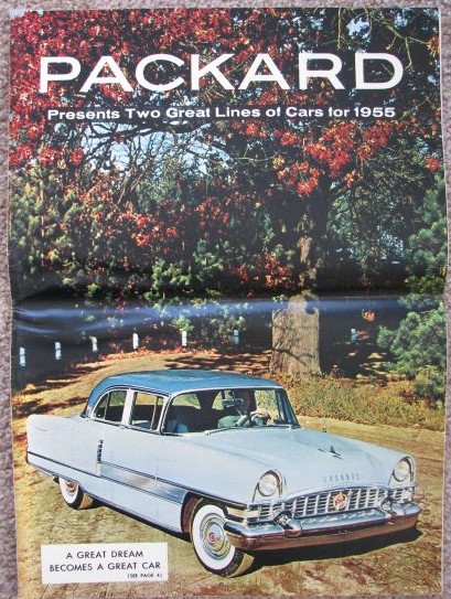 Packard Presents Two Great Lines of Cars for 1955 [large format Dealer Sales Brochure]