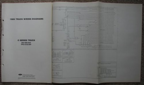 1989 Ford Truck Wiring Diagrams: C Series Truck (HE-1800-004) [Loose Leaf]